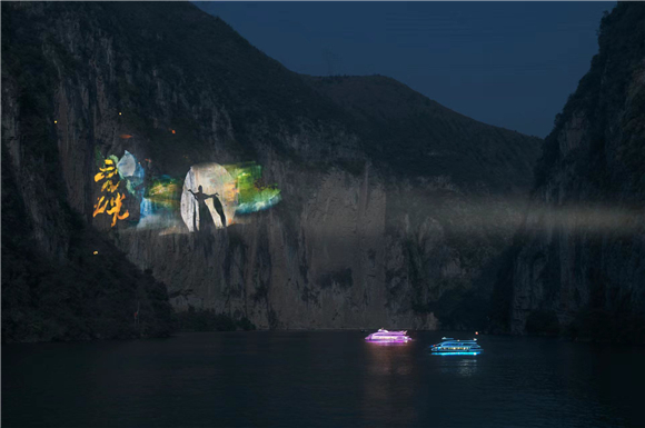 明天19：30关注《三峡之光》情境夜游。巫山县文旅委供图 华龙网发