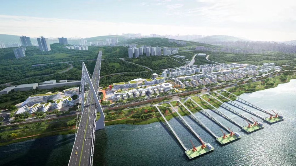 茄子溪·长江音悦港项目效果图。市住房城乡建委供图