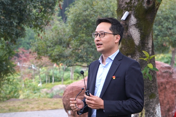 2重庆理工大学马克思主义学院党委书记黄旭讲话 学校供图 华龙网发
