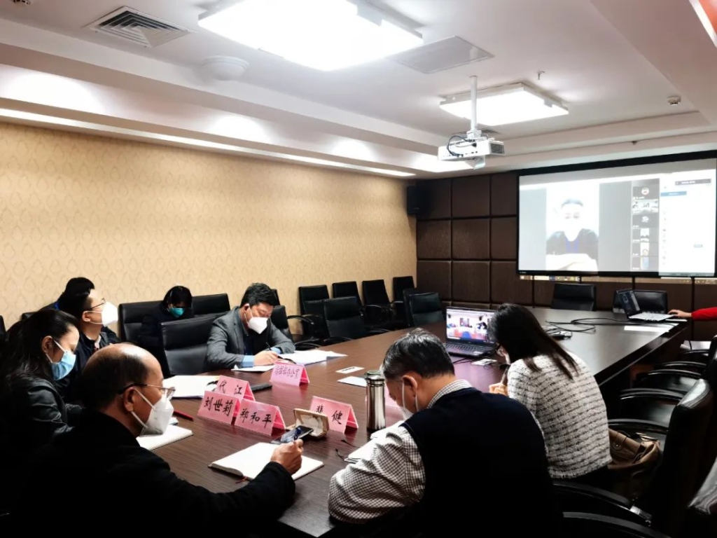 2临时党委每天召开视频调度会。  九龙坡区委宣传部 供图