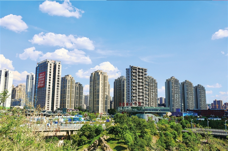 渝北区不断加快城市项目建设，提升城市品质。记者 胡瑾 摄