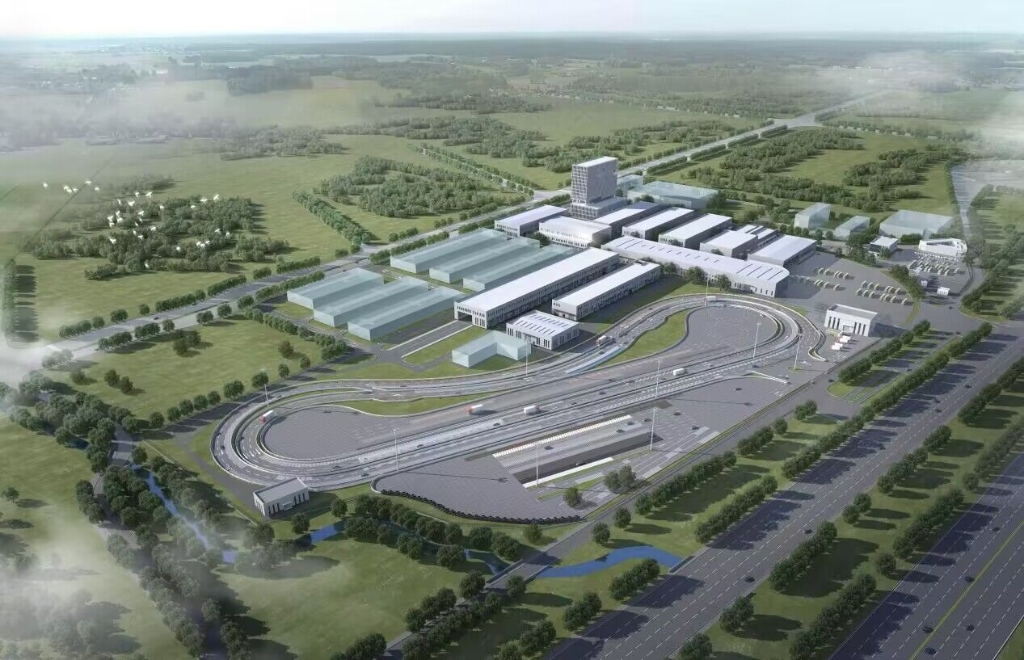 招商车研新能源智能网联汽车及智慧交通科技创新基地效果图。招商车研供图 华龙网发