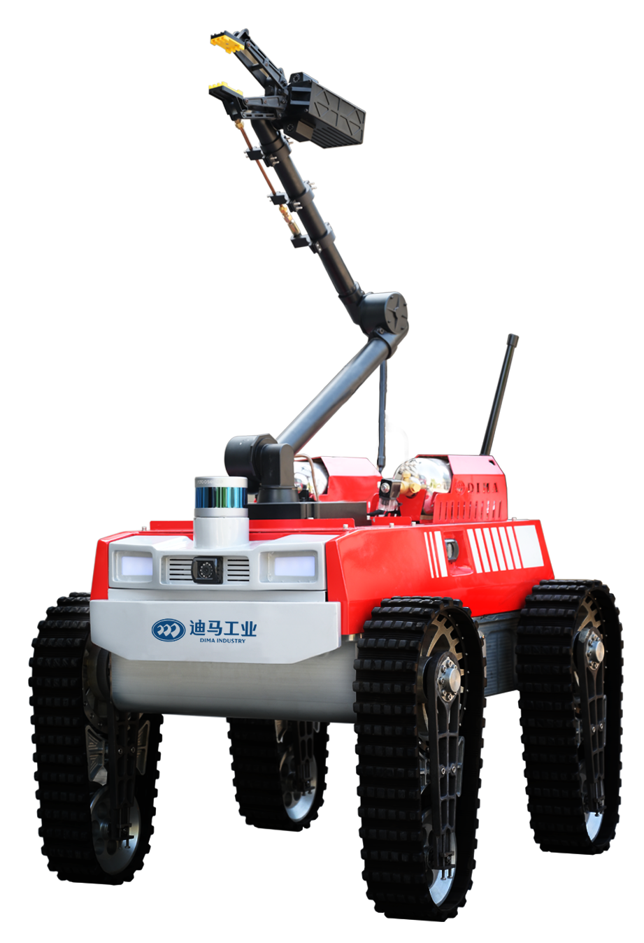 迪马工业研发的特种机器人。企业供图