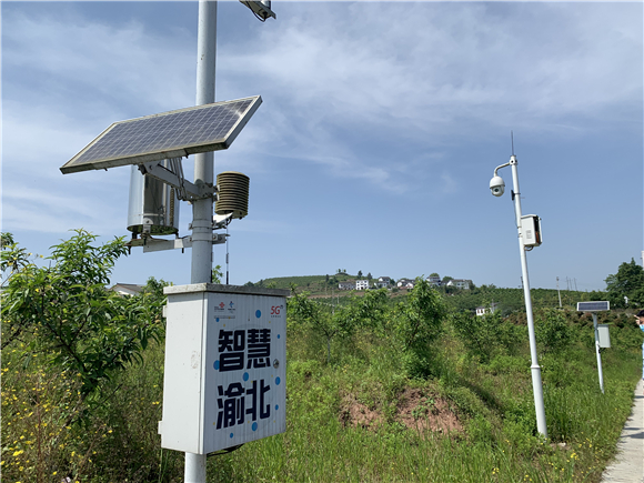 重庆联通在渝北区青龙村的设备建设一览。重庆联通供图 华龙网发