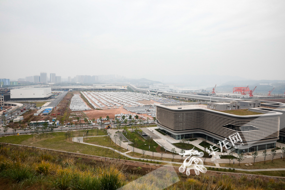中新（重庆）多式联运示范基地于2022年6月17日正式启动运营。华龙网-新重庆客户端记者 石涛 摄
