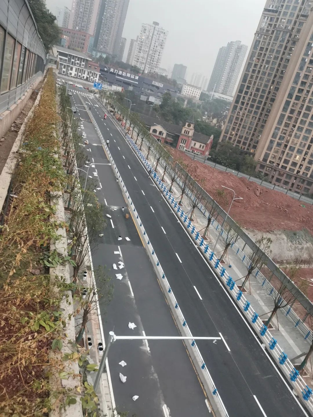 紫兴路延伸段。市住房城乡建委供图