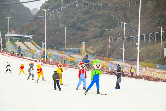梅花山国际滑雪场。活动主办方供图 华龙网发 (2)
