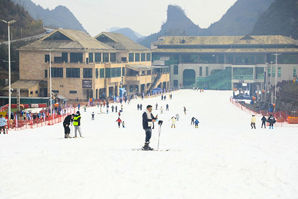 梅花山国际滑雪场。活动主办方供图 华龙网发 (3)