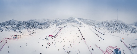 南天湖国际滑雪场。丰都县委宣传部供图 华龙网发