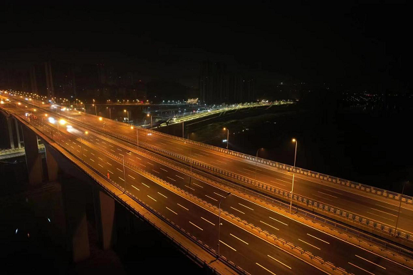 7完工后的高家花园大桥。重庆市市政设施运行保障中心供图 华龙网发