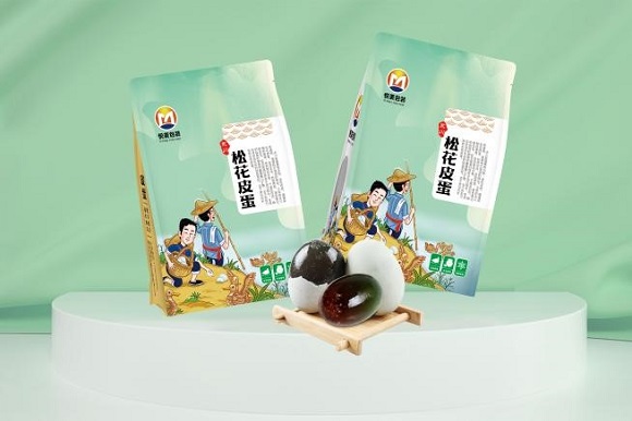 概念类一等奖作品：永川松花皮蛋。主办方供图