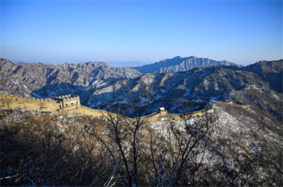 慕田峪雪景图片