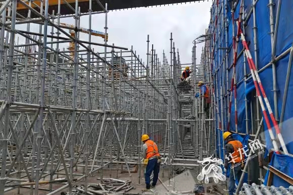 Construction site of T3B Terminal of Chongqing Jiangbei International Airport. 机场2