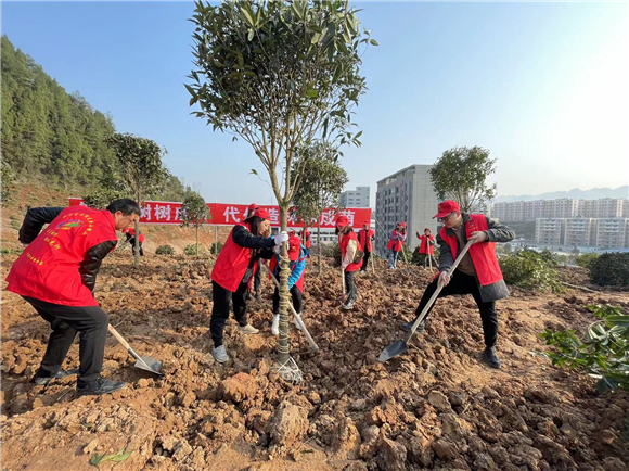 黔江区林业局活动现场。黔江区委宣传部供图 华龙网发