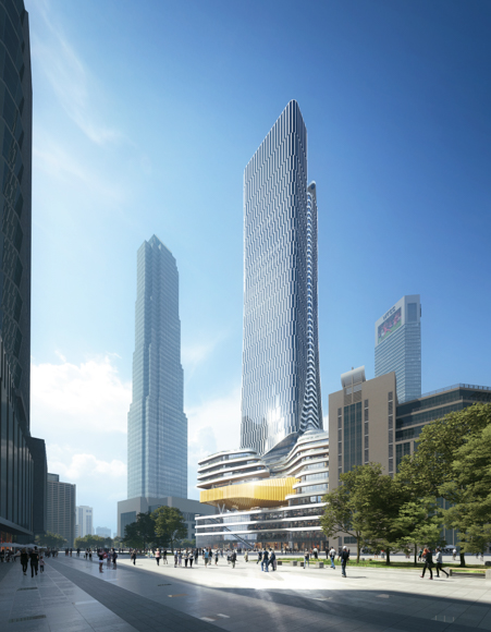 01——时尚文化城项目效果图。图片由中建八局提供 华龙网-新重庆客户端 发