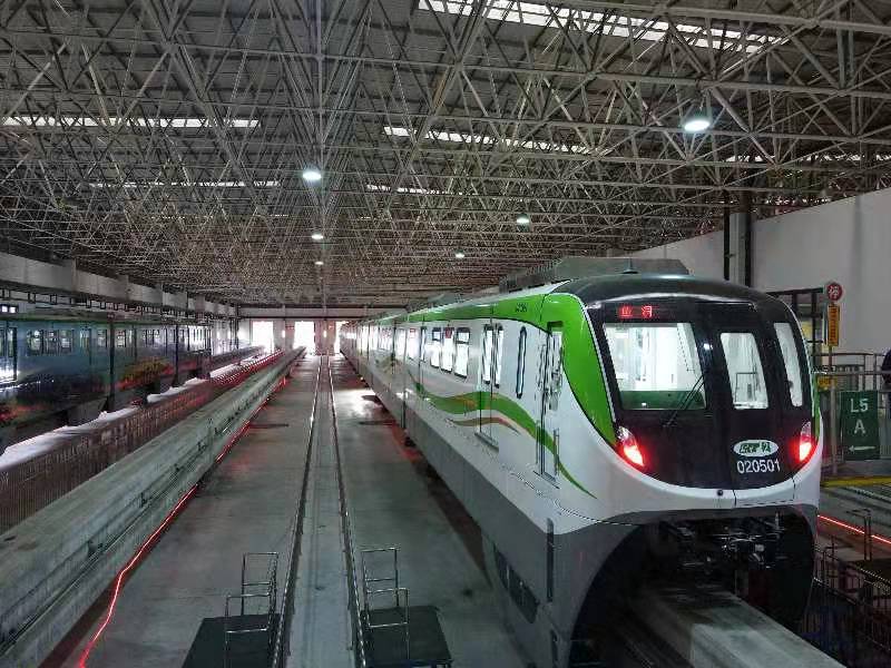 重庆单轨2号线8编组列车今起进行空载调试 重庆轨道集团供图 华龙网-新重庆客户端 发
WechatIMG131