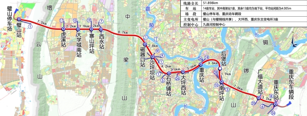 全線三大節點控制性工程縉雲山隧道,中梁山隧道,銅鑼山隧道已全部進場