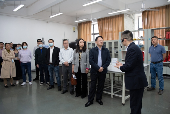 2022年4月，学院邀请江津区相关部门、企业负责人来校访问 重庆工程职业技术学院供图 华龙网发