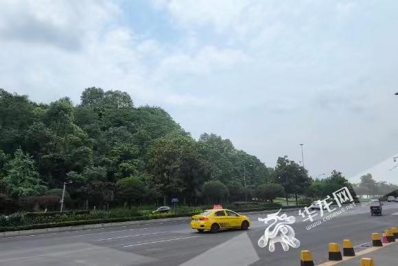 今天中午，重庆中心城区开始转为多云天气，体感温度闷热。华龙网-新重庆客户端记者 石涛 摄