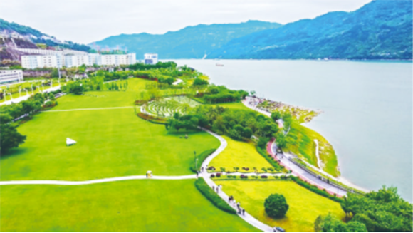 深受市民喜爱的月光草坪公园.记者 徐志全 摄