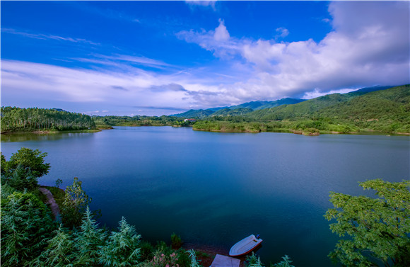 迎风湖国家湿地公园。垫江县生态环境局供图 华龙网发