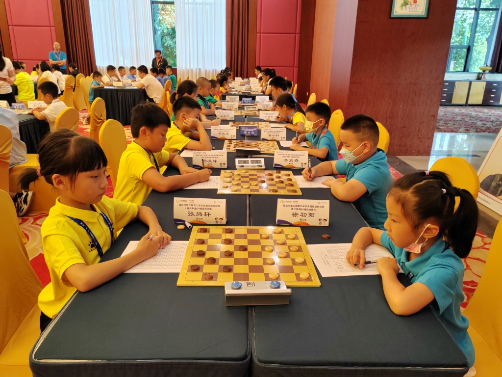 重庆市第二届智力运动会国际跳棋比赛现场 组委会供图