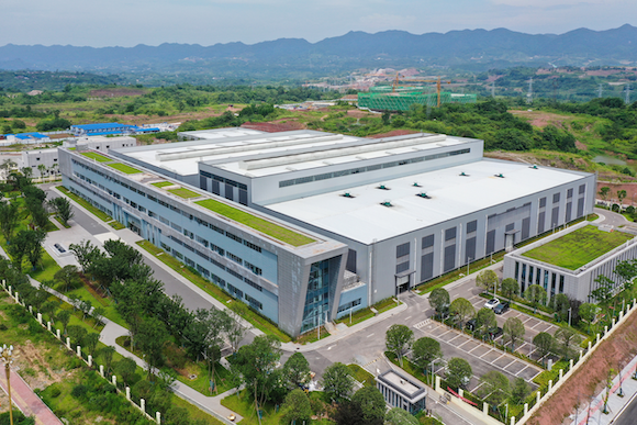 西北工业大学重庆科创中心一期工程现场。（蓝天 摄）