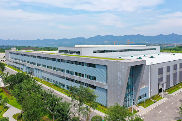 2-西北工业大学重庆科创中心一期工程现场。（蓝天 摄）