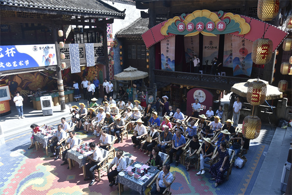 第二届“蚩尤杯”两岸文化艺术节活动现场。重庆市海峡两岸交流促进会供图 华龙网发