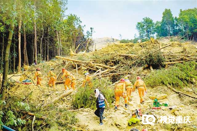 致敬山火救援英雄 重庆召开山林火灾扑救市外支援队伍记者见面会2