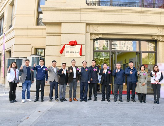 “现代制铁助老食堂”在天津正式开业。 现代汽车供图 华龙网发