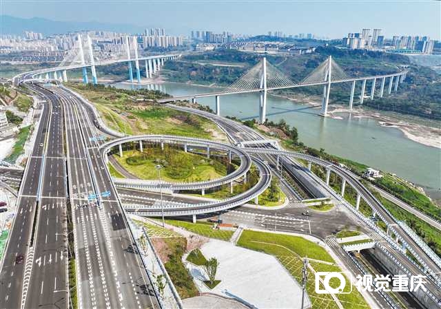 蔡家嘉陵江大桥南引道工程有望年内全面通车