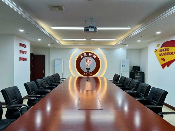 “石马和谐”议事堂。江北区委宣传部供图 华龙网发