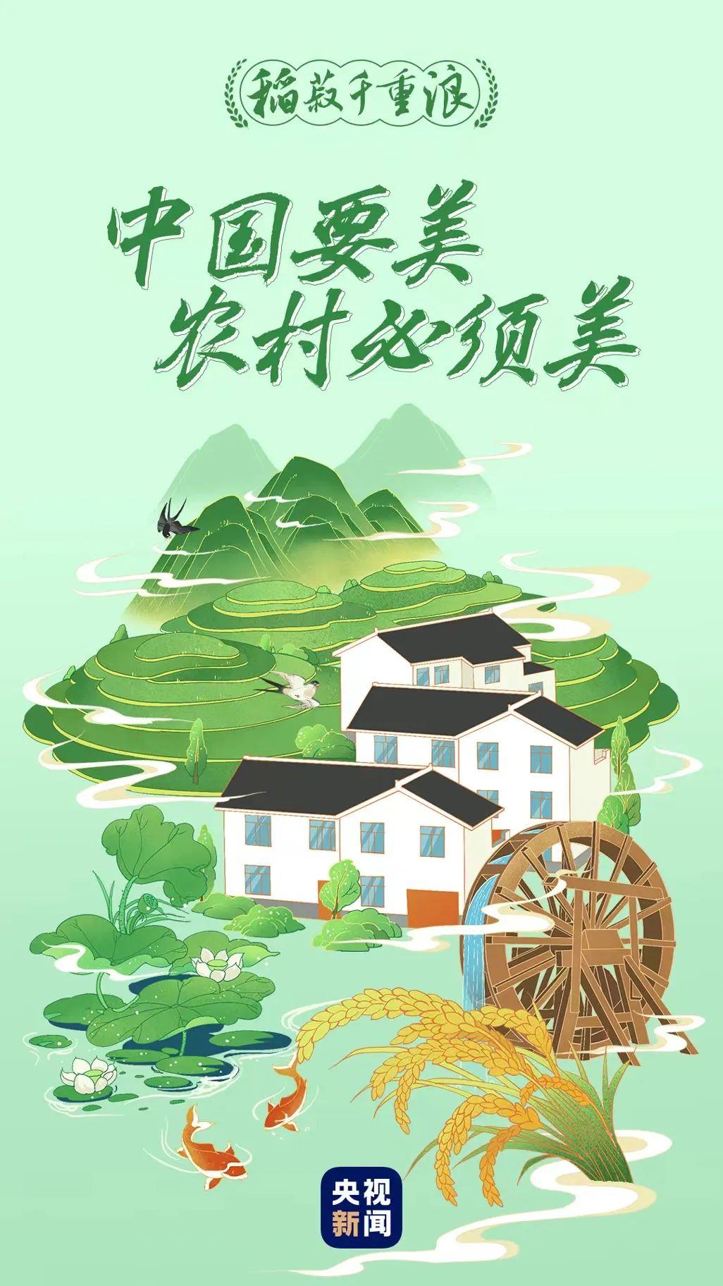 稻菽千重浪丨中国要美，农村必须美1