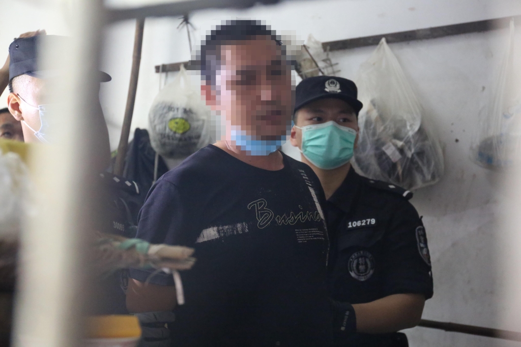 0嫌疑人熊某某被抓。重庆九龙坡警方供图