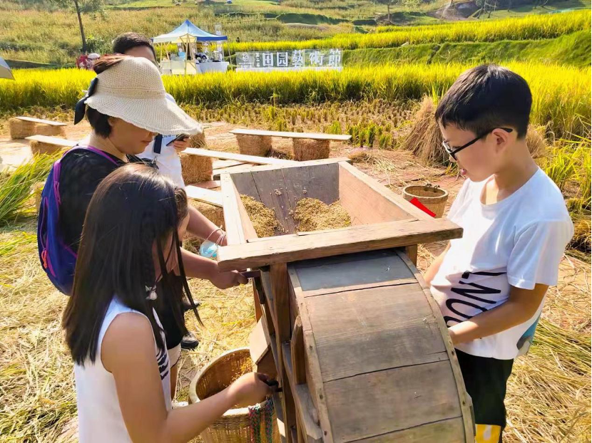 活动现场。蓝城两江·田园牧歌景区供图