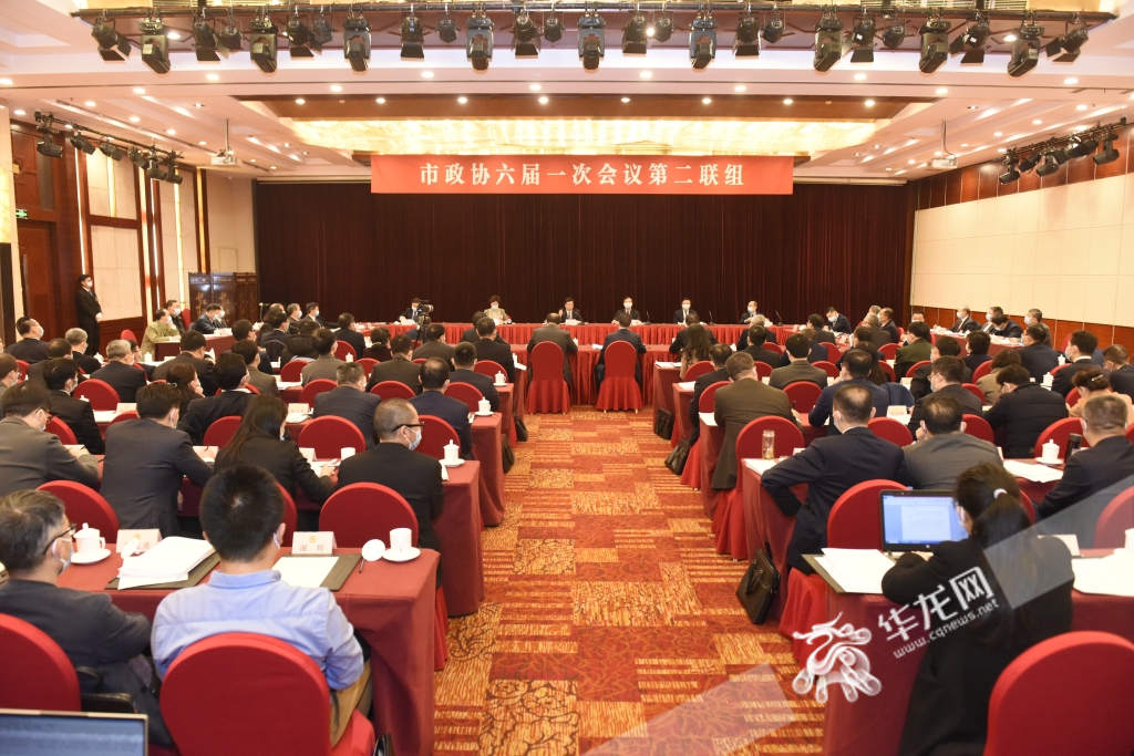 重庆市政协六届一次会议第二联组讨论会举行。华龙网-新重庆客户端记者 罗杰 摄