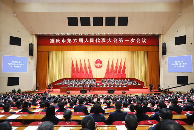 重庆市第六届人民代表大会第一次会议第二次全体会议