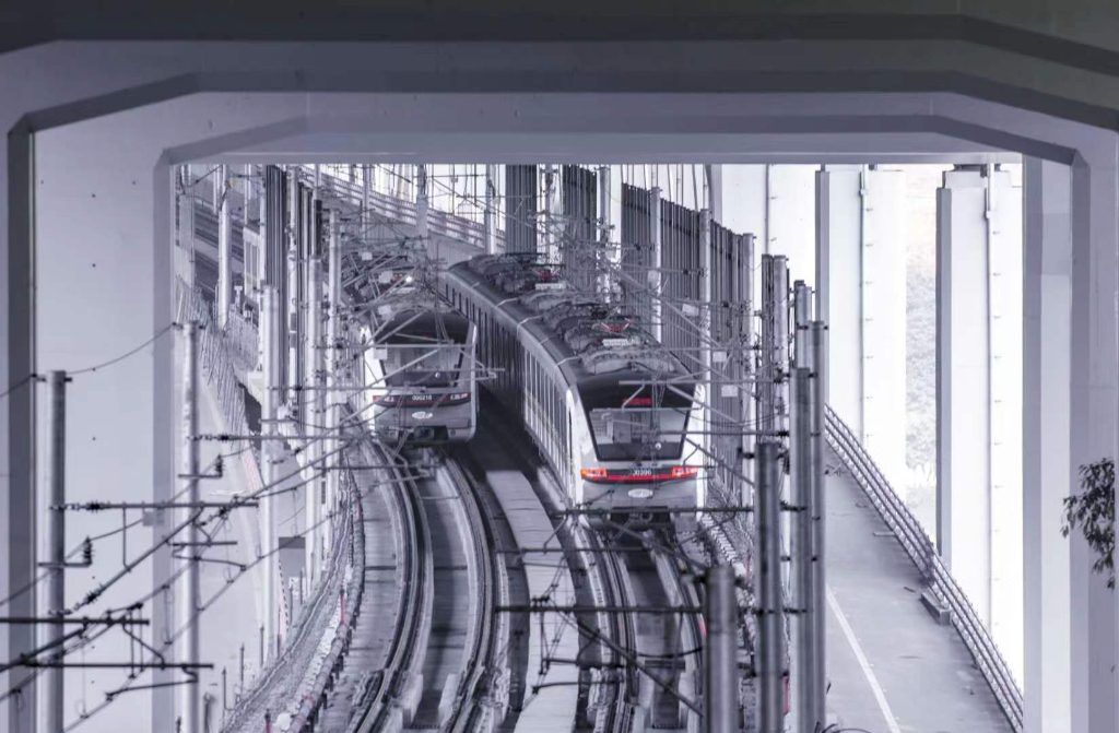 重庆轨道交通即将突破运营里程500公里大关。受访者供图