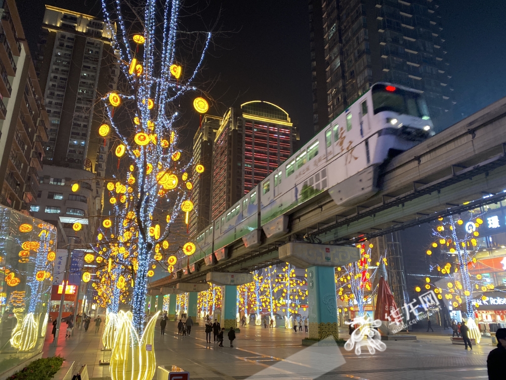 重庆迎春灯饰已完成95% 市民可去这些地方观景赏灯