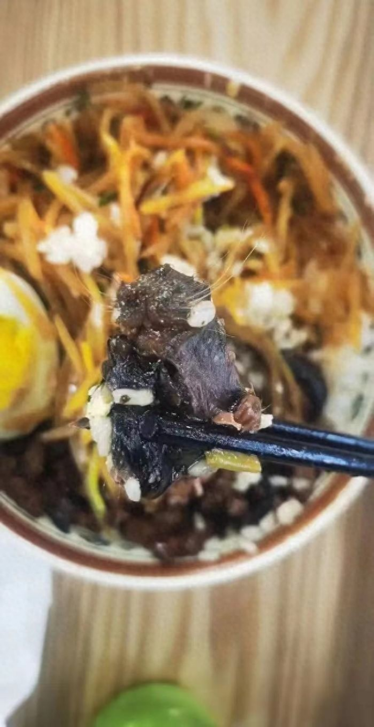 华北理工食堂被曝吃出疑似鼠头，学校深夜称与餐饮公司解除合同，官方介入调查1
