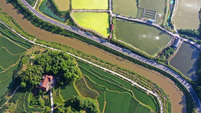 梁平区渔米路。梁平区文化旅游委供图