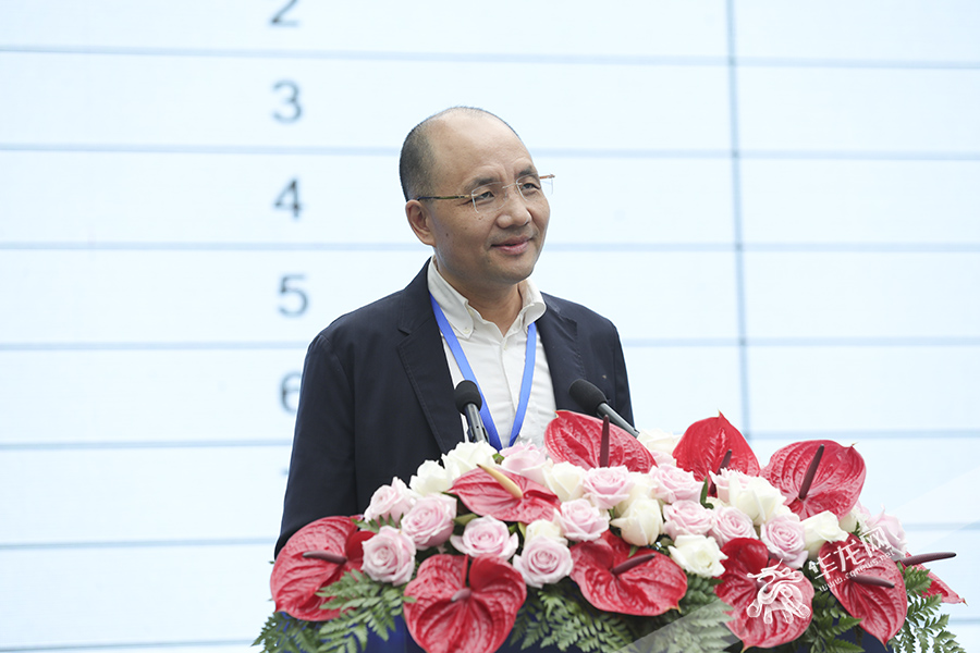 重庆大学副校长刘贵文。华龙网 首席记者 李文科 摄