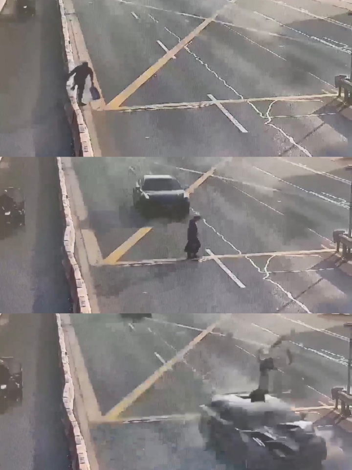 “极氪001”气囊爆炸人被弹飞？极氪辟谣：系行人被撞2