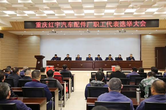 职工代表大会选举现场。红宇精工供图  华龙网发
