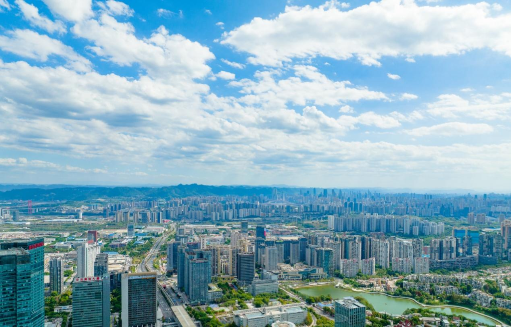 数字经济产业园一派欣欣向荣。两江新区融媒体中心供图