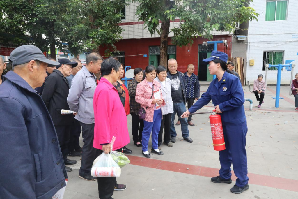 活动现场。云阳县消防救援大队供图 华龙网发