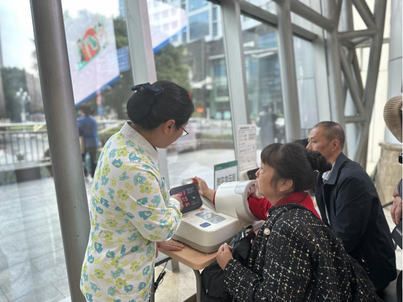 活动现场。新桥医院供图