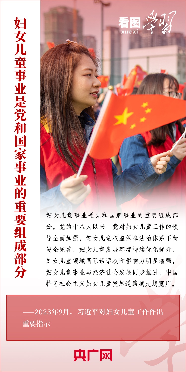 看图学习 | 为推动我国妇女事业发展作出新贡献1