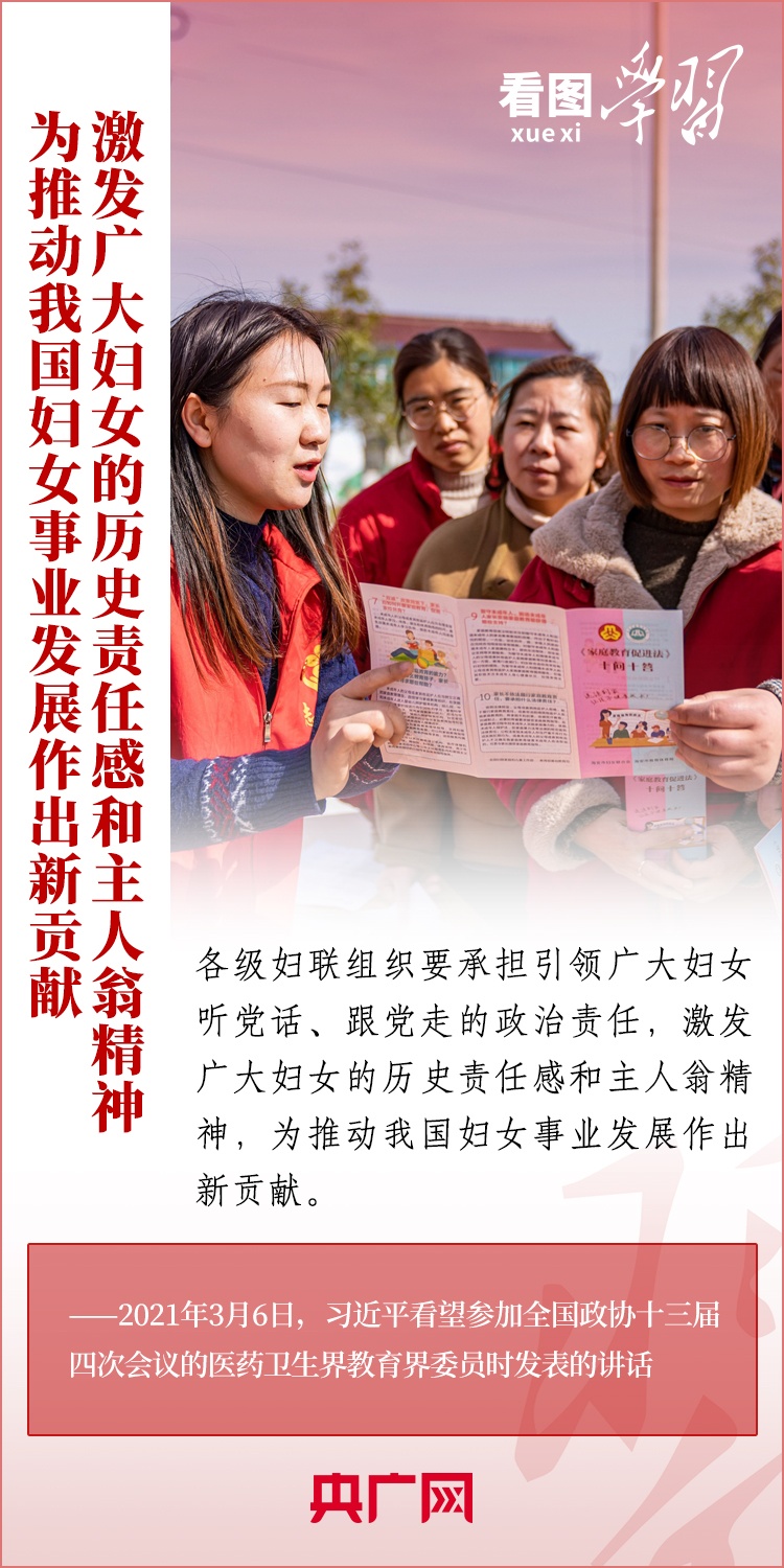 看图学习 | 为推动我国妇女事业发展作出新贡献8